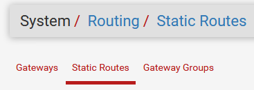 Static Routes