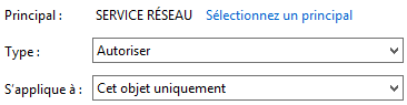 ADSI Autorisations sur objet