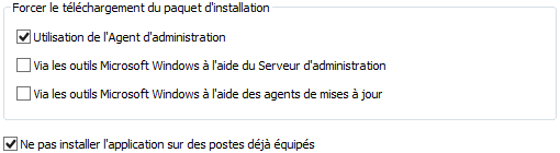 Téléchargement du paquet d'installation