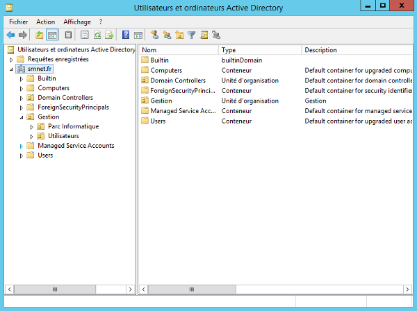 Windows 2012 Server R2 Active Directory