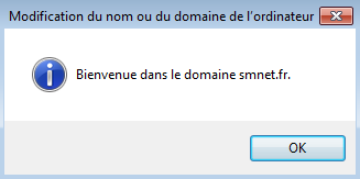 Windows 7 domaine smnet.fr