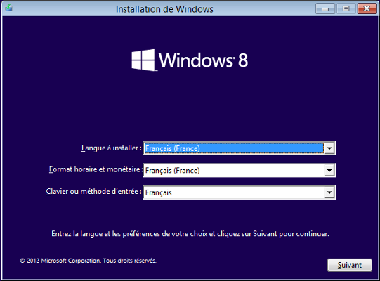 Windows 8 - Langue