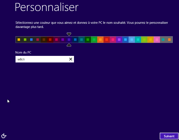 Windows 8 - Premier démarrage