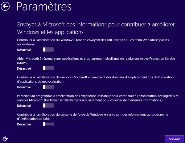 Windows 8 - Paramètres (3)