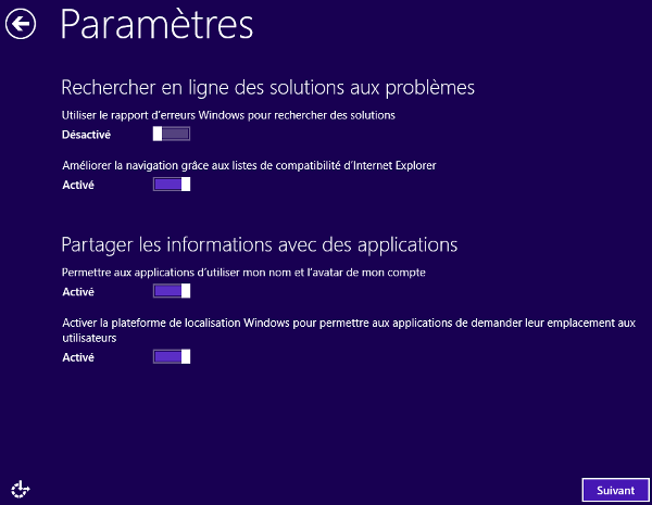 Windows 8 - Paramètres (4)
