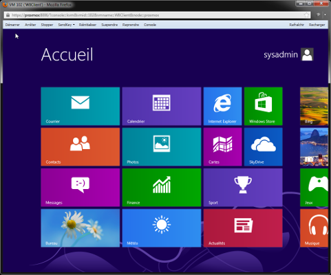 Windows 8 - Accueil